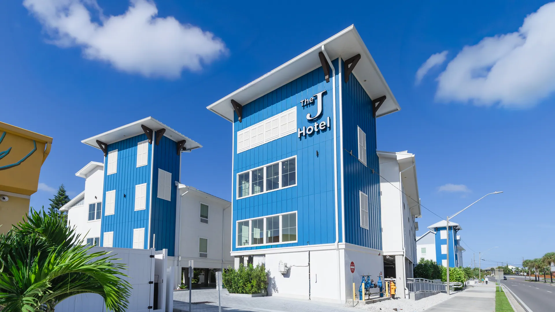 The blue towers